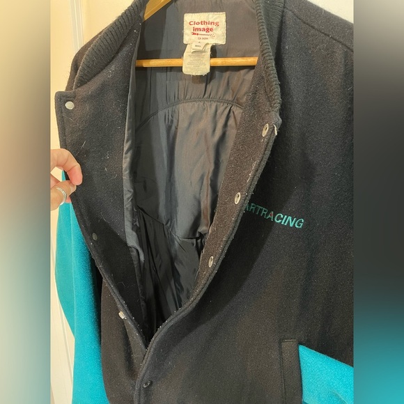 Vintage 97 East London cruiser Texx denim Varsity jacket 1960s chevy - Picture 7 of 15